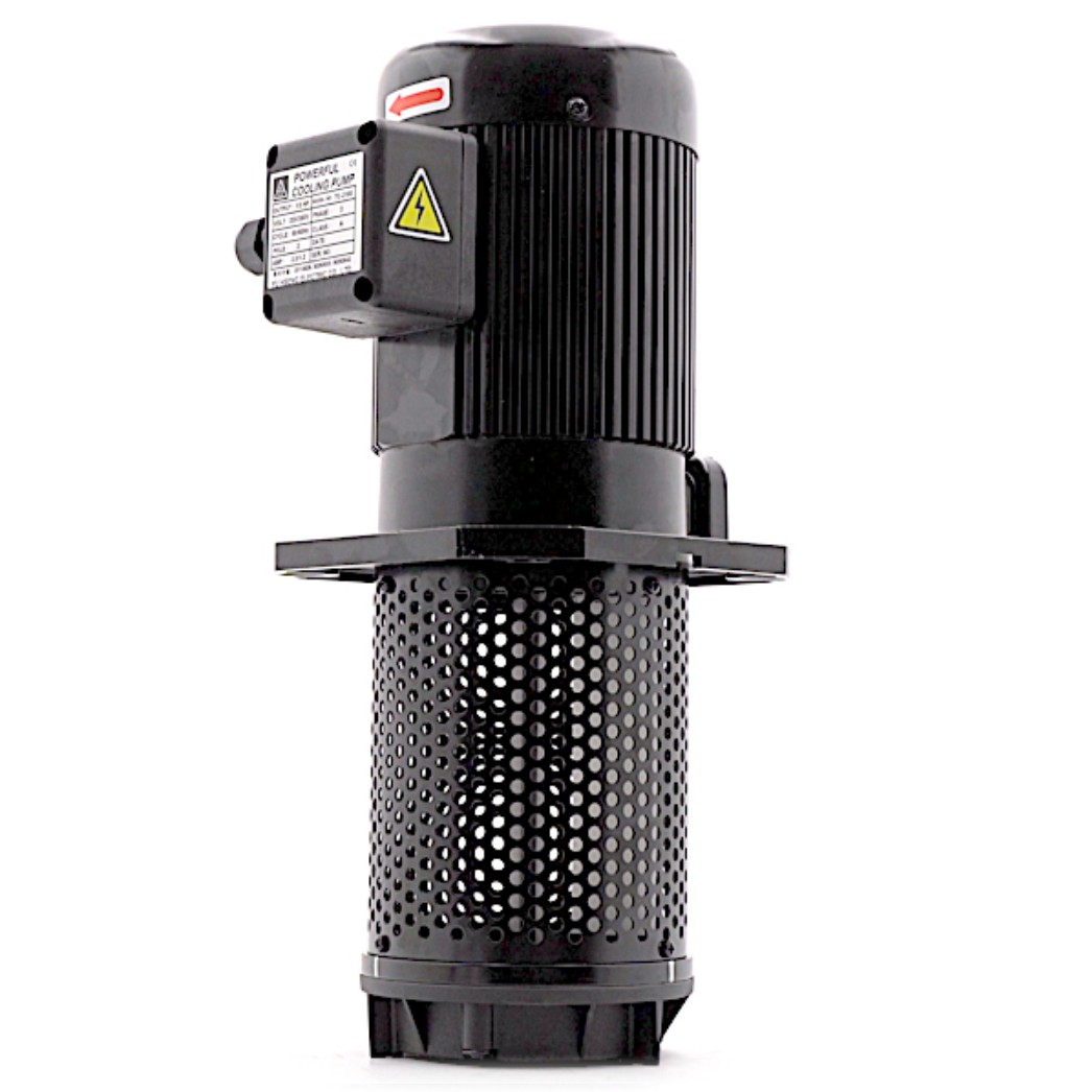 TC-4180 1/4HP Machinery Coolant pump immersion 180mm (7"). CNC Grinding Lubricant Cooling Cutting Oil Circulation